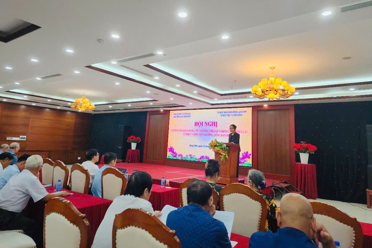 Hội nghị hướng dẫn hoạt động tín ngưỡng theo quy định của pháp luật